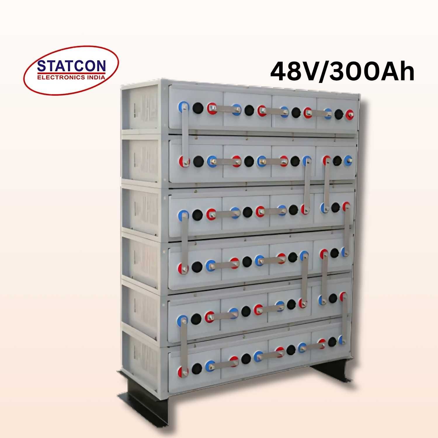 48V 300Ah VRLA Battery – Valve Regulated Lead Acid Battery for Telecom & Industrial Backup (Statecon)